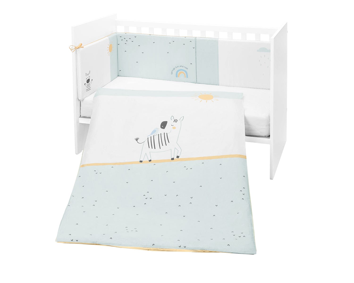 Бебешки Спален Комплект 2 Части Eu Style 60/120 Stripy Friends