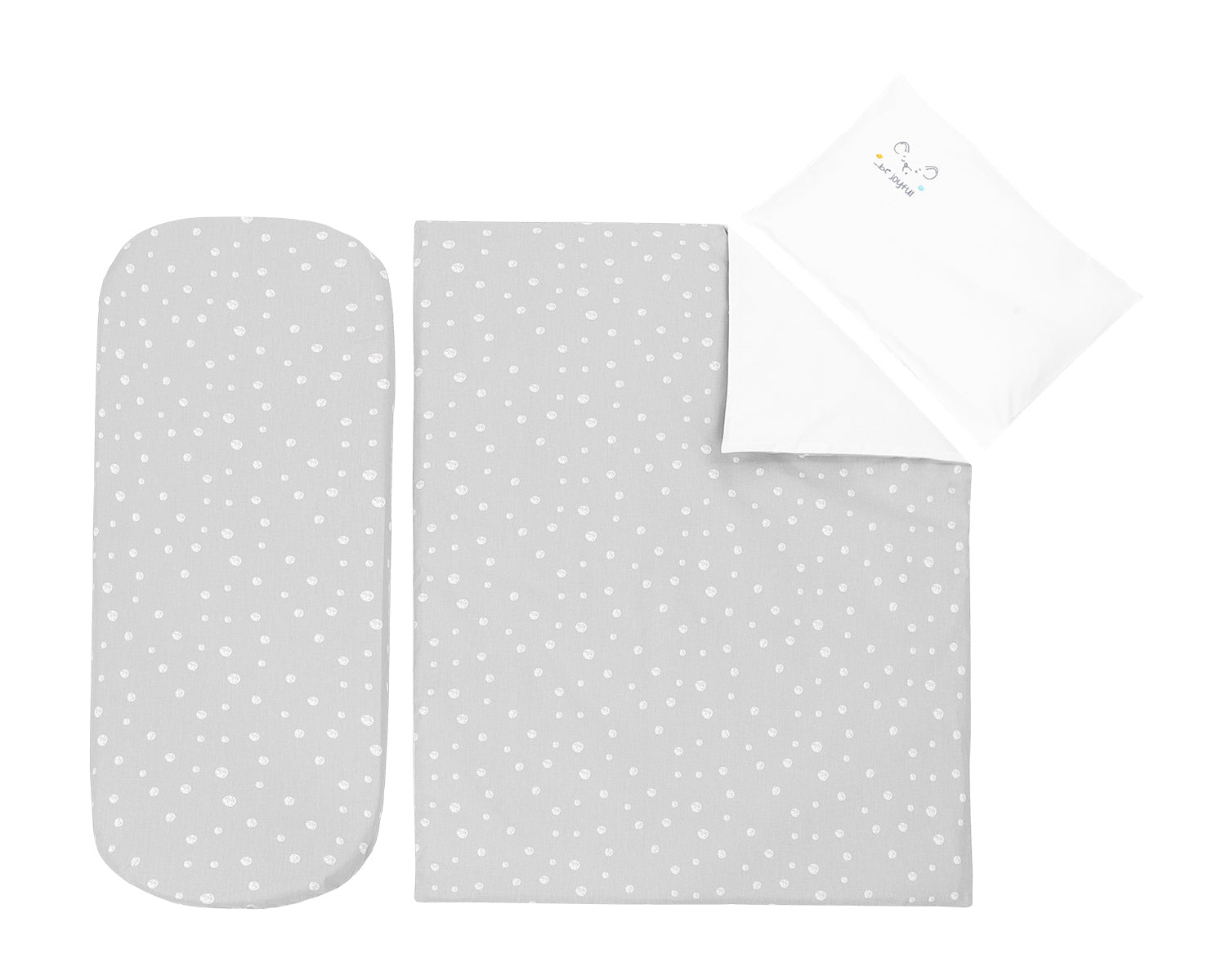 Бебешки Спален Комплект За Количка 6 Части Joyful Mice Kikkaboo