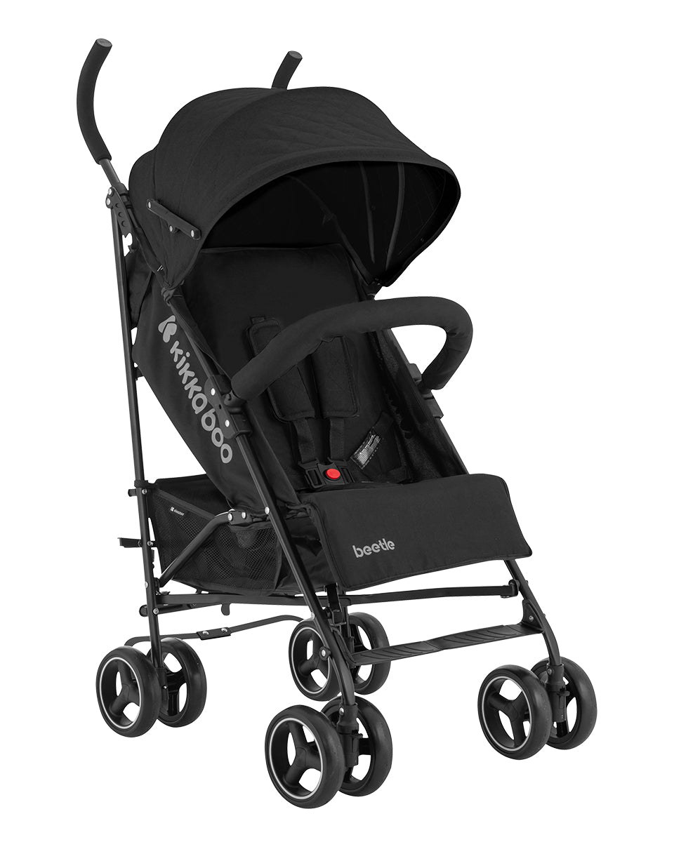 Cărucior compact de vară Beetle Negru 2023