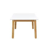 Дървена Детска Маса Woody Timeless White Bellamy