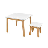 Дървено Детско Столче За Игра Woody Elegant White Bellamy