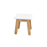 Дървено Детско Столче За Игра Woody Timeless White Bellamy