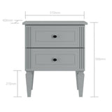 Нощно Шкафче Ines Neutral Grey Bellamy