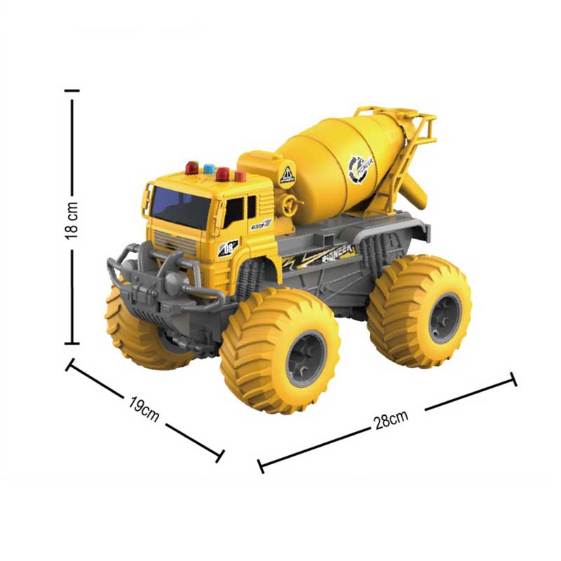 Camion beton cu lumini, sunete și telecomandă 1:16