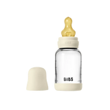 Бебешка Стъклена Бутилка 120 Мл. (каучук) Ivory Bibs