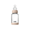 Бебешка Стъклена Бутилка 120 Мл. (силикон) Blush Bibs