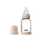 Бебешка Стъклена Бутилка 120 Мл. (силикон) Blush Bibs