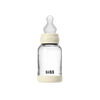 Бебешка Стъклена Бутилка 120 Мл. (силикон) Ivory Bibs