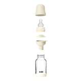 Бебешка Стъклена Бутилка 120 Мл. (силикон) Ivory Bibs