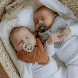 Boheme Kaucsuk Cumi 2 db (0-6 hó) Ivory Sage Bibs
