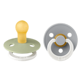 Colour Glow Gumicső Cumifej 2 db (0-6 Hó) Sage Cloud 110267 Bibs
