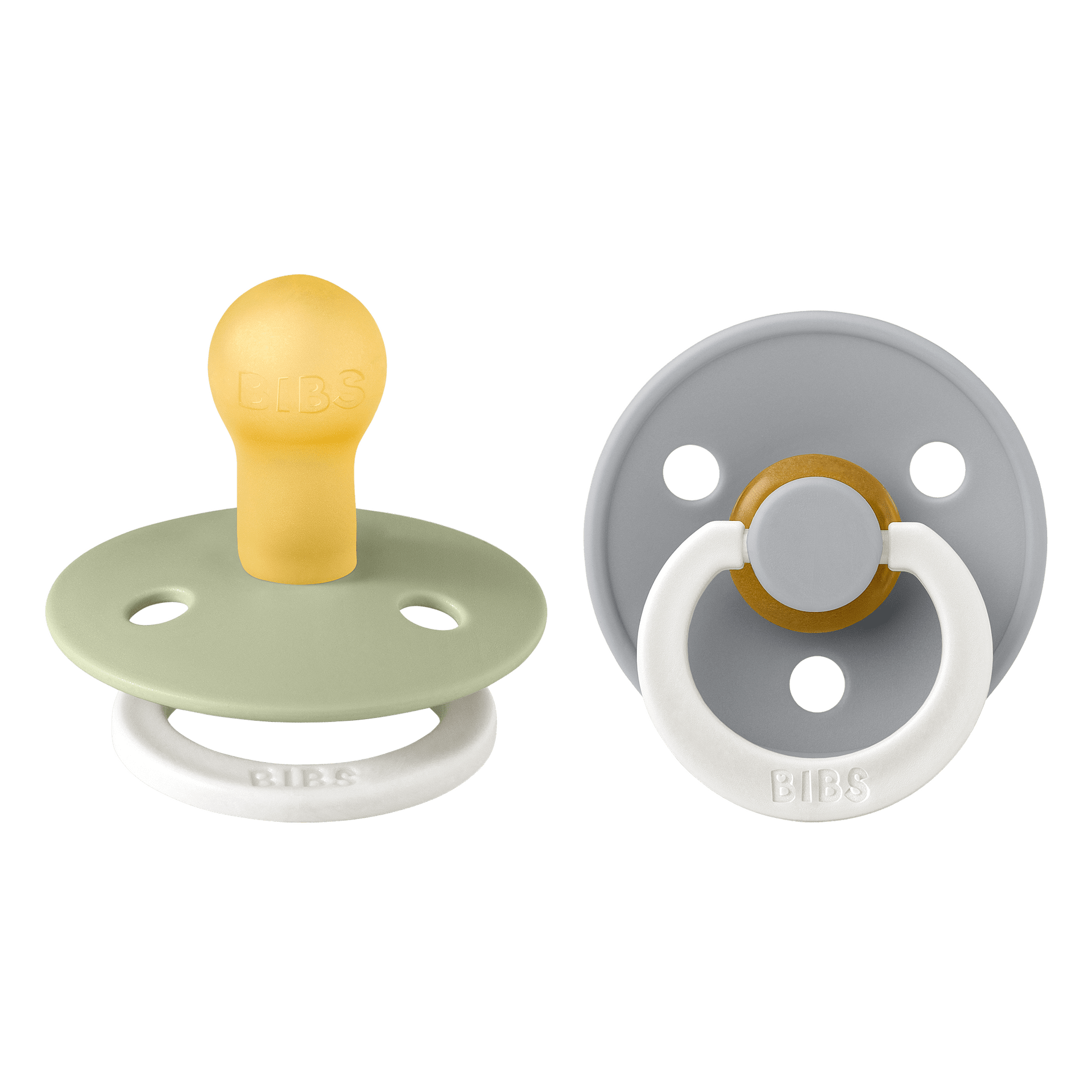 Colour Glow Gumicső Cumifej 2 db (0-6 Hó) Sage Cloud 110267 Bibs