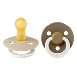 Colour Glow Каучуков Биберон 2 Бр. (6 18 М.) Vanilla Dark Oak Bibs