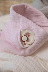 Colour Каучуков Биберон 2 Бр. (0 6 М.) Ivory Petrol 110367 Bibs