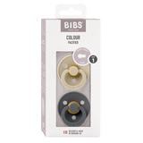 Colour Каучуков Биберон 2 Бр. (0 6 М.) Vanilla Iron Bibs