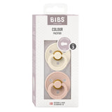 Colour Каучуков Биберон 2 Бр. (18+ М.) Ivory Blush Bibs