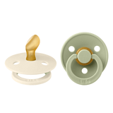 Colour Каучуков Биберон Anatomical 2 Бр. (6 18 М.) Ivory Sage Bibs