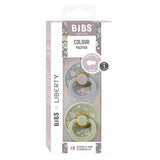 Colour X Liberty Каучуков Биберон 2 Бр. (0 6 М.) Capel Sage Mix Bibs