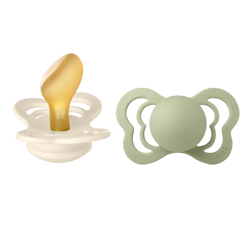 Couture Каучуков Биберон 2 Бр. (0 6 М.) Ivory Sage Bibs