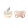Couture Силиконов Биберон 2 Бр. (6 18 М.) Ivory Blush Bibs