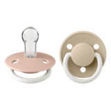 De Lux Glow Силиконов Биберон 2 Бр. (0 3 Г.) Blush Vanilla Bibs