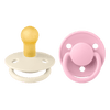 De Lux Каучуков Биберон 2 Бр. (0 6 М.) Ivory Baby Pink Bibs