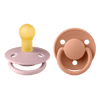 De Lux Каучуков Биберон 2 Бр. (0 6 М.) Pink Plum Peach Bibs