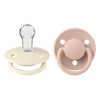 De Lux Силиконов Биберон 2 Бр. (0 3 Г.) Ivory Blush Bibs