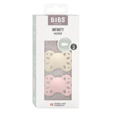 Infinity Силиконов Биберон Symmetrical 2 Бр. (6 18 М.) Ivory Blossom Bibs