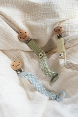 Клипс За Залъгалка Paci Braid Ivory Vanilla Bibs