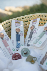 Клипс За Залъгалка Paci Braid Petrol Baby Blue Bibs