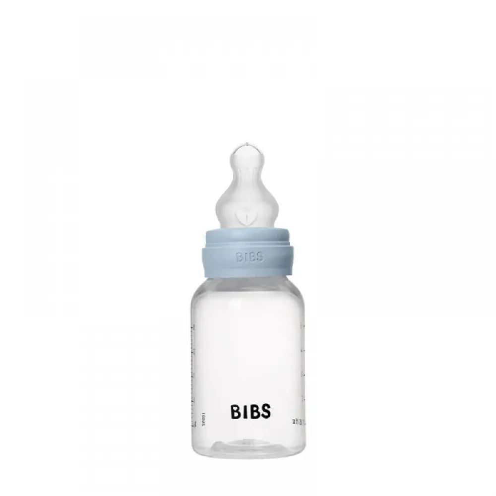 Комплект С Бебешка Бутилка 150 Мл. (силикон) Baby Blue Bibs