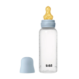 Комплект С Бебешка Бутилка 270 Мл. (каучук) Baby Blue Bibs