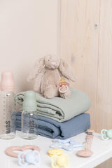 Муселинова Пелена За Повиване 120 120 См. Baby Blue Bibs
