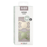 Supreme Szilikon Cumi 2 db (6-18 hó) Ivory Sage Bibs