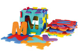 Гумен Пъзел Букви Multicoloured 19201504 Bieco