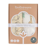 Комплект Бамбукови Муселинови Пелени 120x120 См. 2 Бр. Giraffe White Bimbidreams