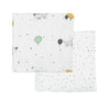 Комплект Бамбукови Муселинови Пелени 120x120 См. 2 Бр. Guau White Grey Bimbidreams