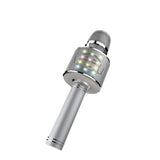 Детски Парти Микрофон С Led Светлини - Сребрист