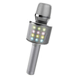 Детски Парти Микрофон С Led Светлини - Сребрист