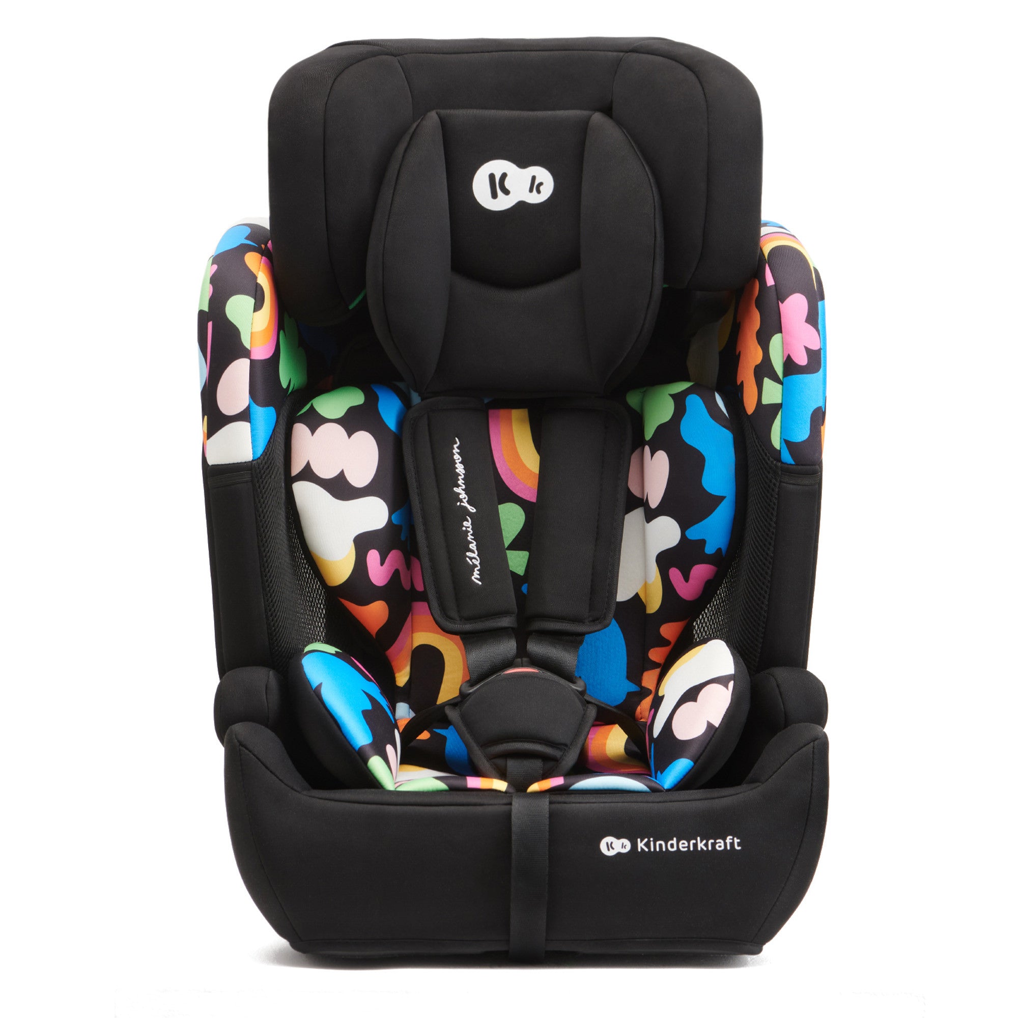 Бустерна Седалка Kinderkraft Comfort Up I-Size, Happy Shapes - Група 1/2/3 (9-36Кг) - KinderKraft - BebeMama