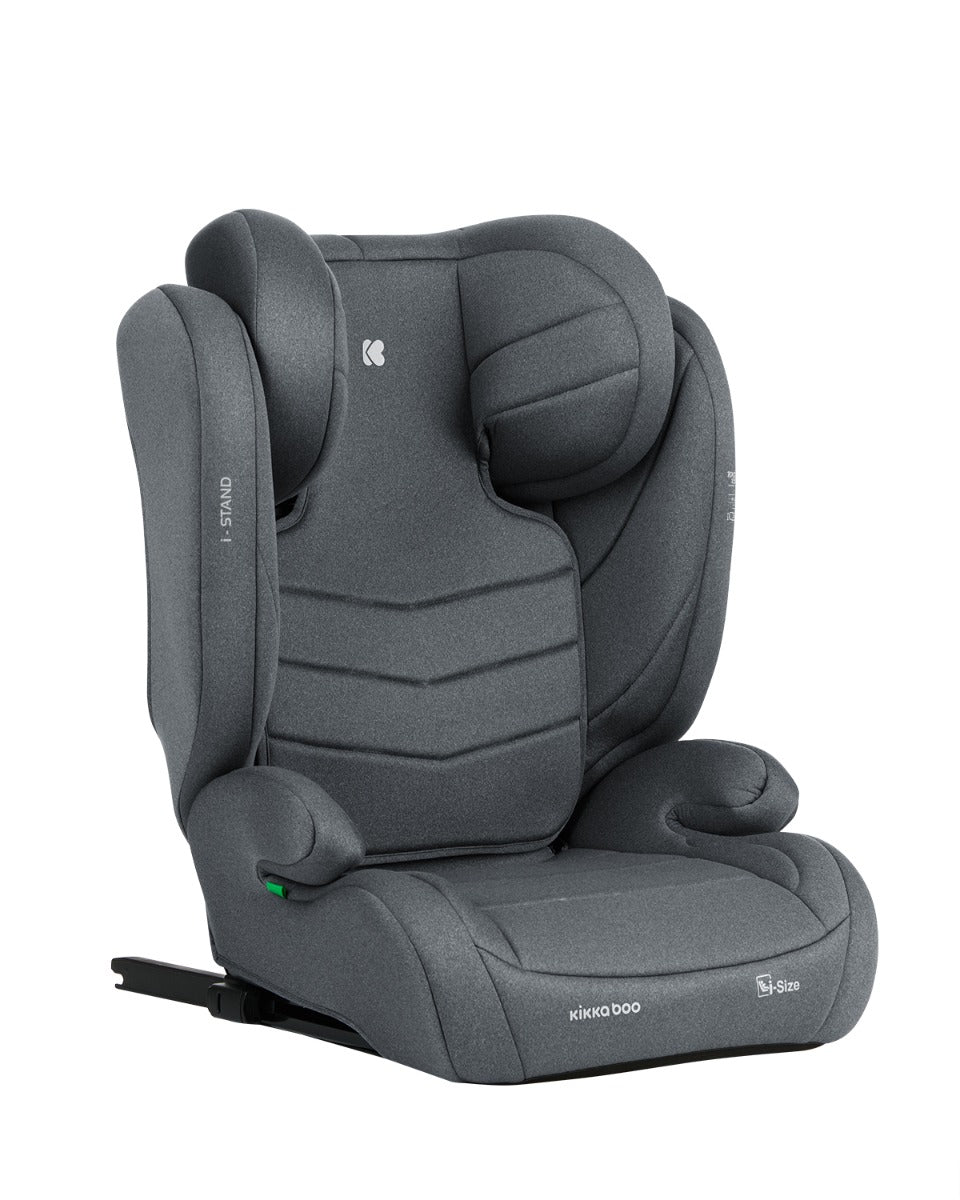 Стол За Кола 100-150 См I-Stand I-Size Dark Grey - Група 2/3 (15-36Кг) - Kikkaboo - BebeMama