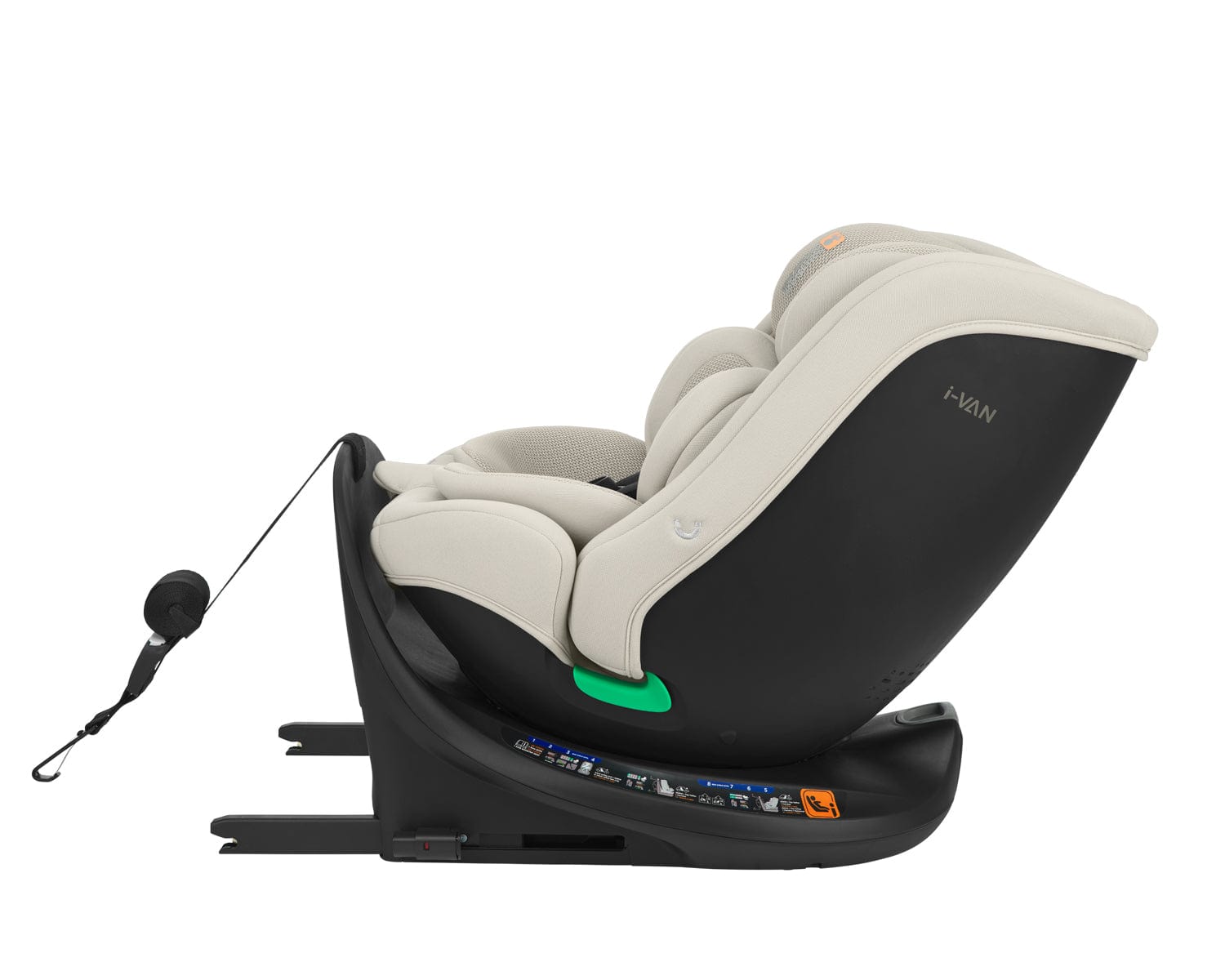 Scaun auto 40-150 cm I-Van I-Size bej deschis 