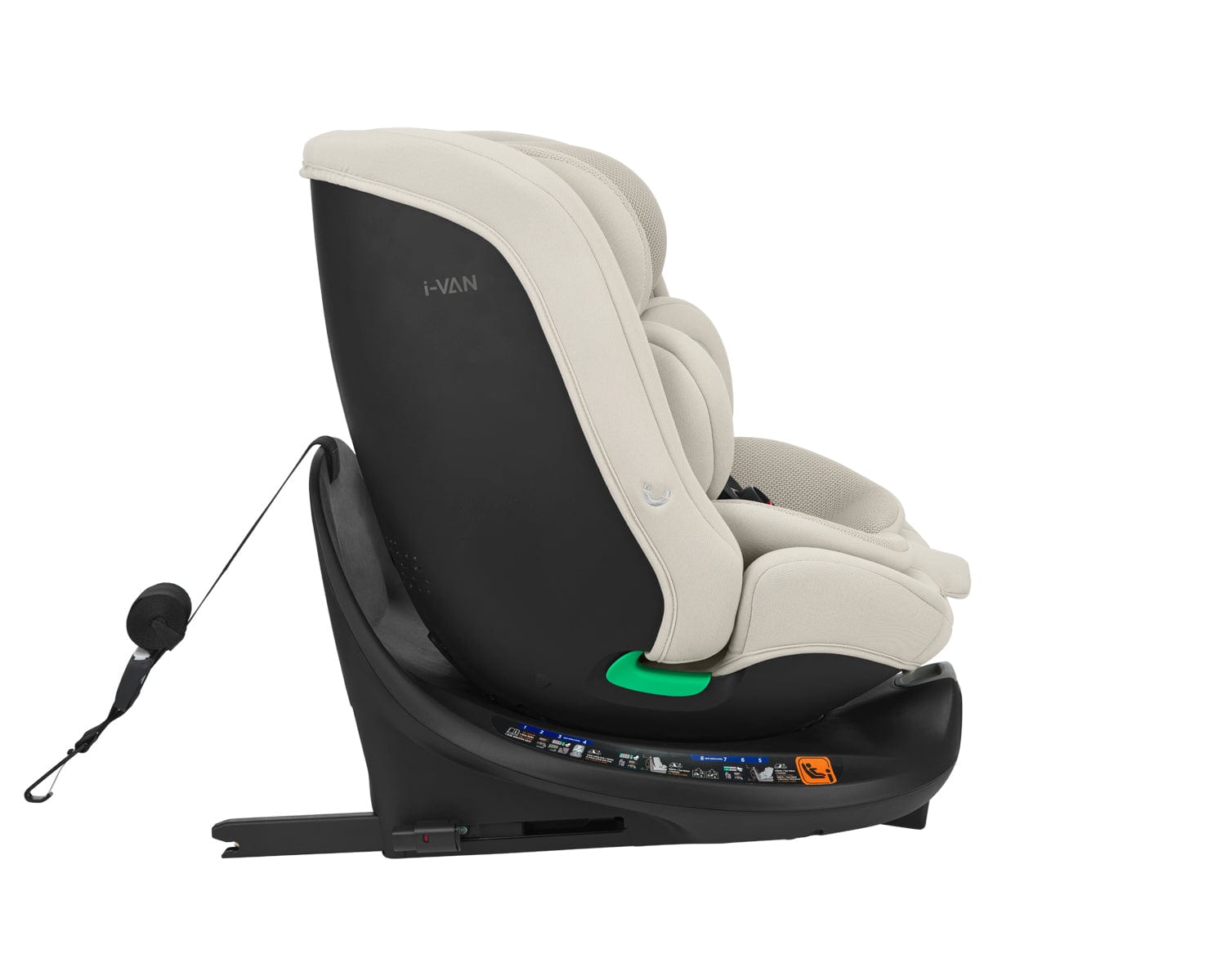 Scaun auto 40-150 cm I-Van I-Size bej deschis 