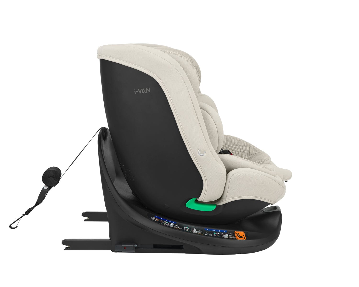 Scaun auto 40-150 cm I-Van I-Size bej deschis 