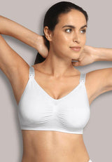 Безшевен Подплатен Сутиен За Бременни И Кърмачки Padded Maternity & Nursing White 5714399033000 Carriwell