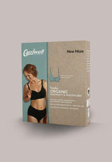 Безшевен Сутиен За Бременни И Кърмачки Organic Maternity & Nursing Black 5714399032119 Carriwell