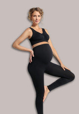 Безшевен Сутиен За Бременни Seamless Maternity Black Carriwell