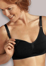 Безшевен Сутиен За Бременни И Кърмачки Original Maternity & Nursing Black 5714399030207 Carriwell