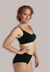 Безшевен Сутиен За Бременни И Кърмачки Original Maternity & Nursing Black 5714399030207 Carriwell